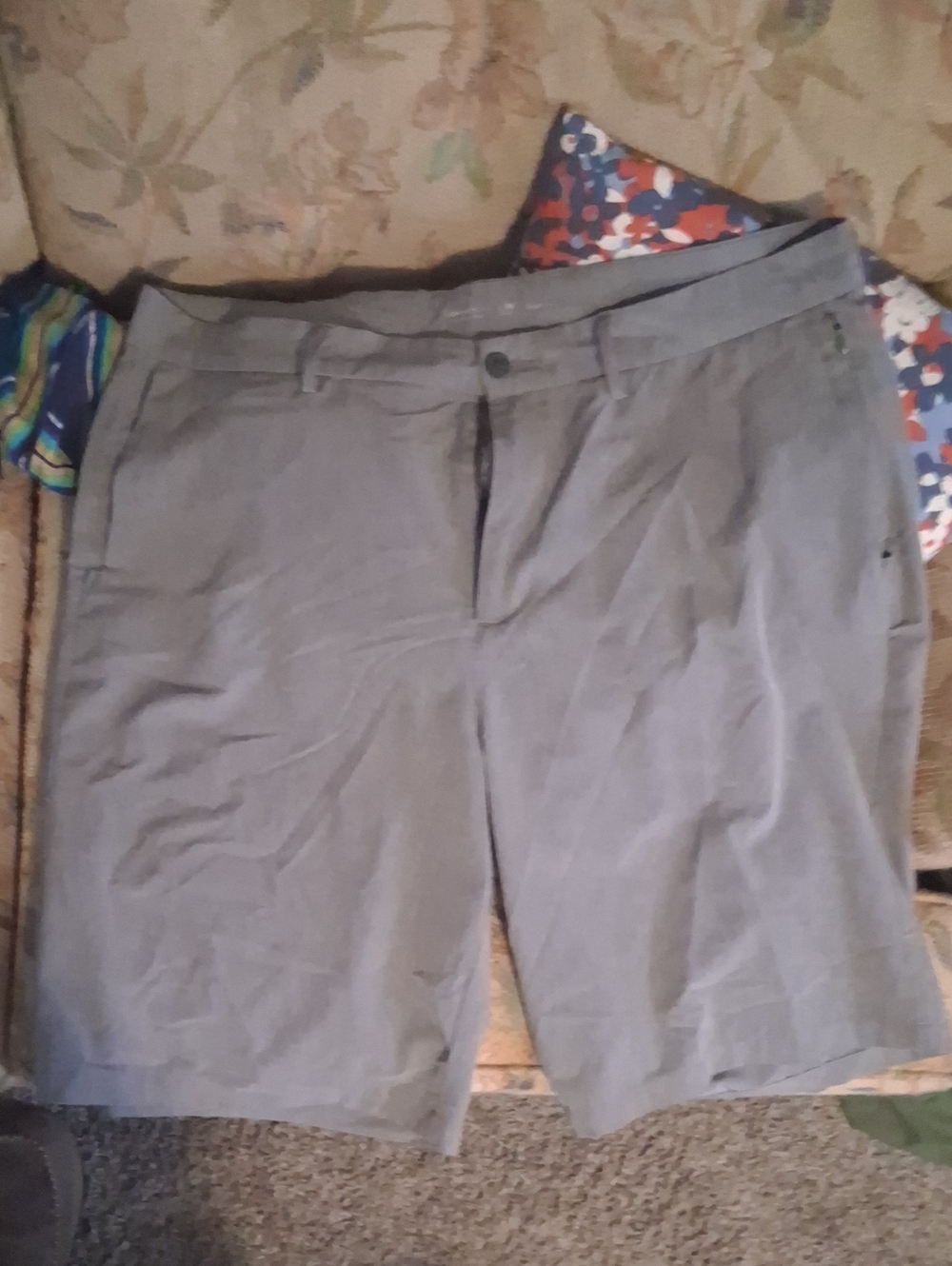Old Navy Men's Gray Active Stretch Tech Shorts